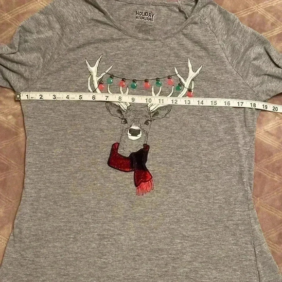 Holiday #FamJams Set of Two, Size Medium, Shirts. Reindeer and Bear. - Picture 5 of 10